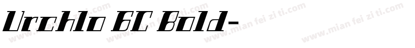 Urchlo GC Bold字体转换